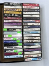 Mixed Lot Of 39 Vintage Cassette Tapes, 50  s 60  s 70's, 80's, 90's