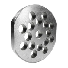 GRINDER PLATE #12 - 3/8 HOLE  W/ 2 FLAT EDGES