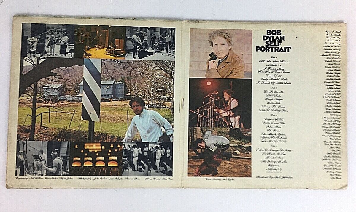 Bob Dylan Self Portrait 12” Vinyl Record Album Double LP Set XSM