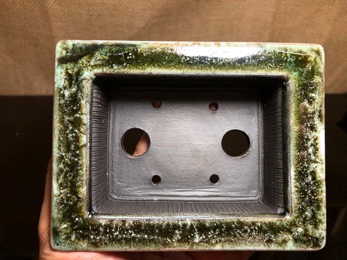A unique bonsai pot, Ceramic, pottery, glazed, limited edition pot - Picture 9 of 11
