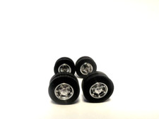 2 DCP / FIRST GEAR 1/64 SCALE KENWORTH, PETERBILT, CHROME WHEELS TIRES