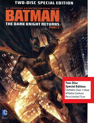 Batman The Dark Knight Returns Part 2 Animated Special 2-Disc Edition DVD NEW