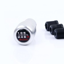 6speed Spoon Universal Racing Silver Aluminum Gear Shift Knob Shifter Lever Knob 6speed Spoon Universal Racing Silver Aluminum Gear Shift Knob Shifter Lever Knob