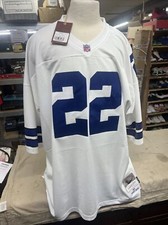 Dallas Cowboys Emmitt Smith #22 Mitchell & Ness White 1992 NFL Legacy Jersey 4XL