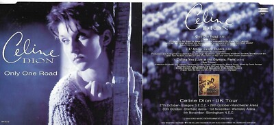 MAXI CD CELINE DION ONLY ONE ROAD + DIE LIEBE EXISTIERT NOCH 3T VON 1994 SEHR GUTER ZUSTAND