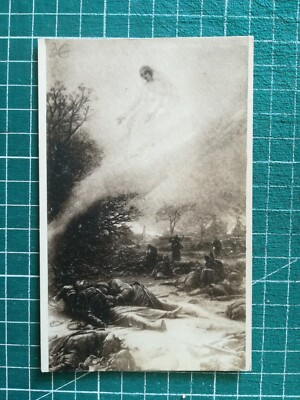 vc227 CPA WW1 Patriotisch - Loigny la Bataille Gemälde von Lionel Royer Jungfrau