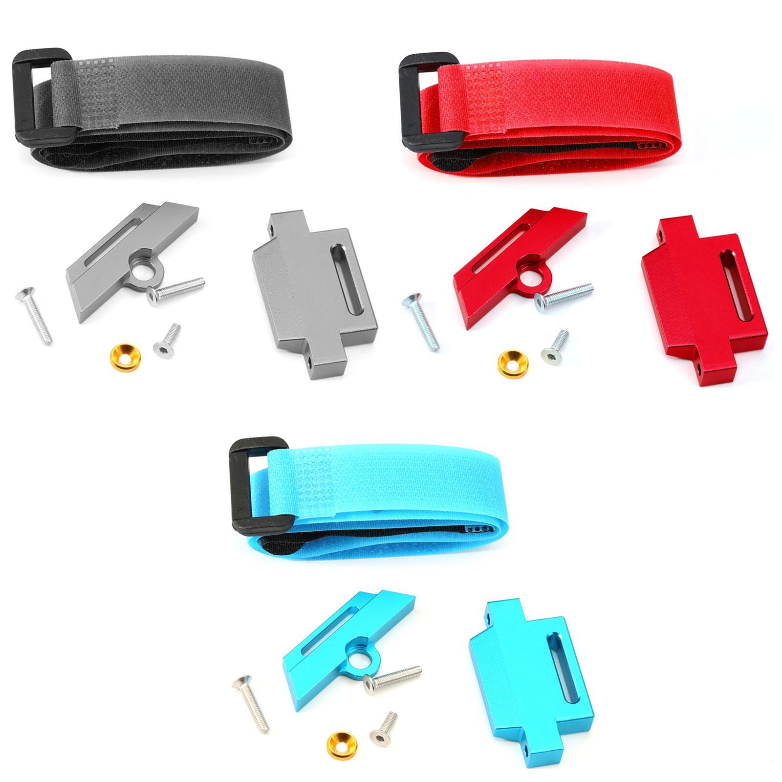 High Chassis Aluminum Battery Mount Holder for TRAXXAS Slash 1/10 2WD RC Car c