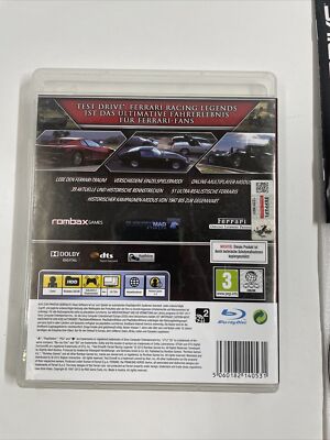 Jeu PS3 Test Drive Ferrari Legends - Neuf Sous Blister - Version Française PAL