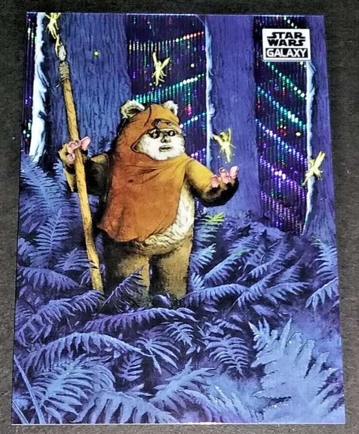 2021 TOPPS STAR WARS CHROME GALAXY - THE SOLITARY WICKET #66 - WAVE /99