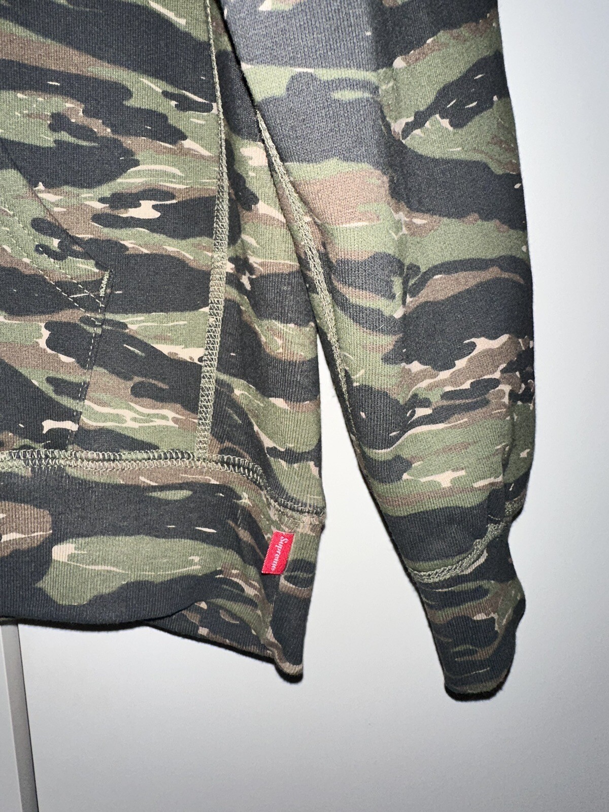 SUPREME - Small Box Logo Camo Drawstring Pull Ove… - image 6