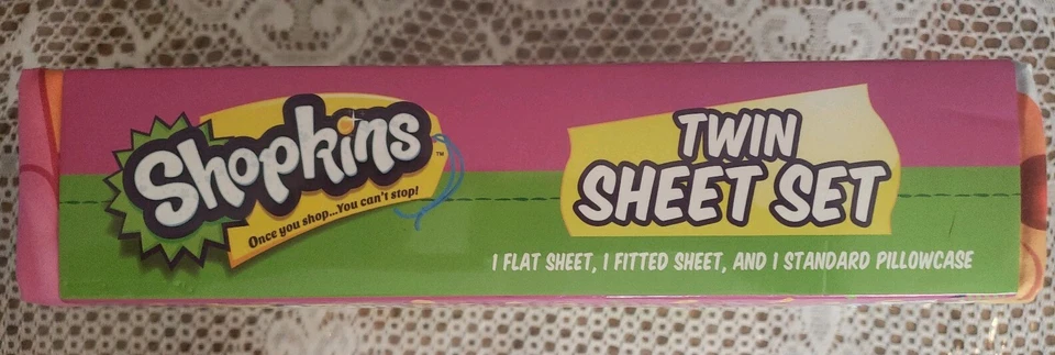 Juego de sábanas dobles Shopkins 3 piezas NUEVO Foto 3 de 4