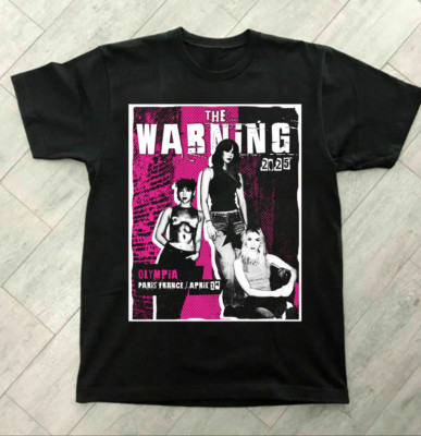 New The Warning Band Tour 2025 S to 5XL Gift For Fan T-shirt