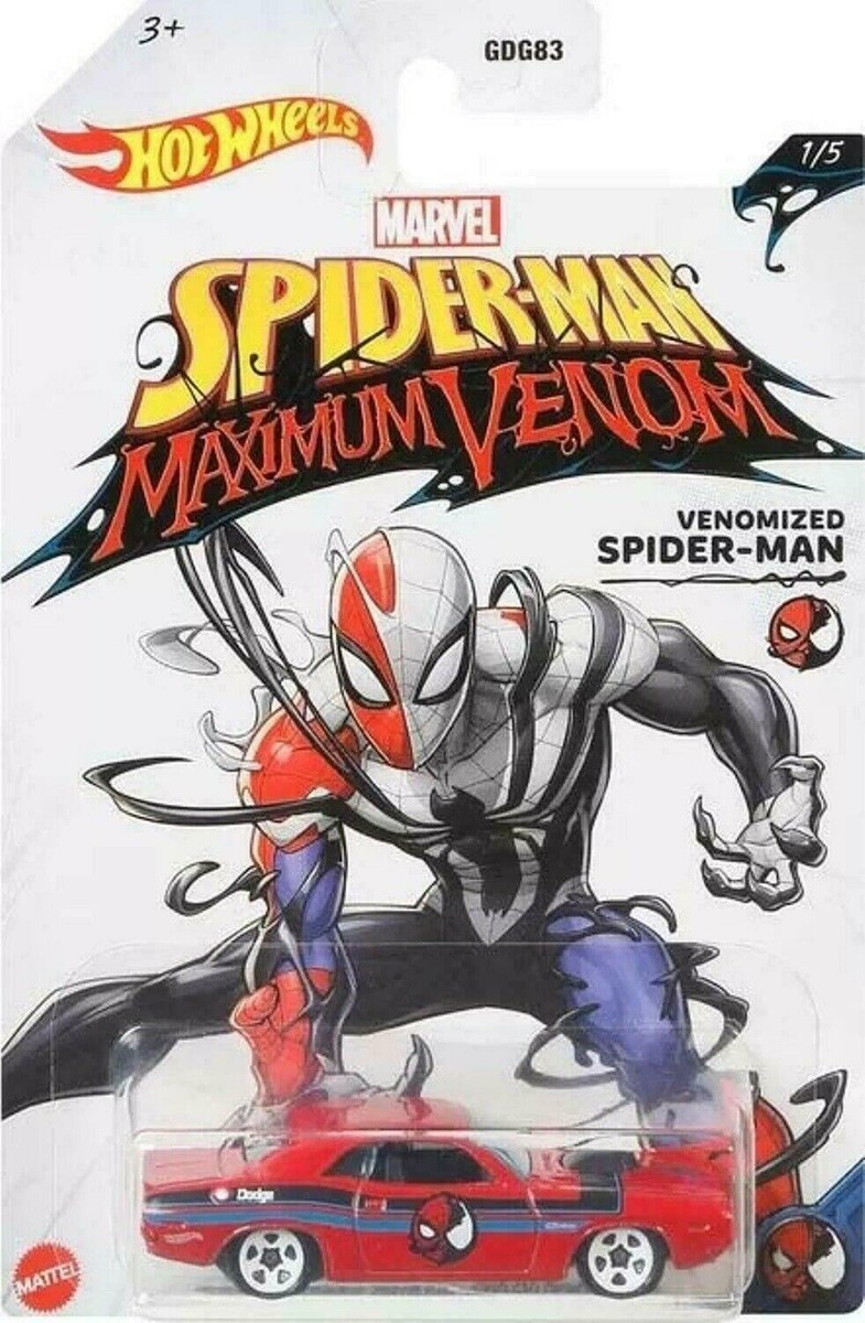 Mattel Hot Wheels Spiderman Maximum Venom 70 Dodge Hemi Challenger
