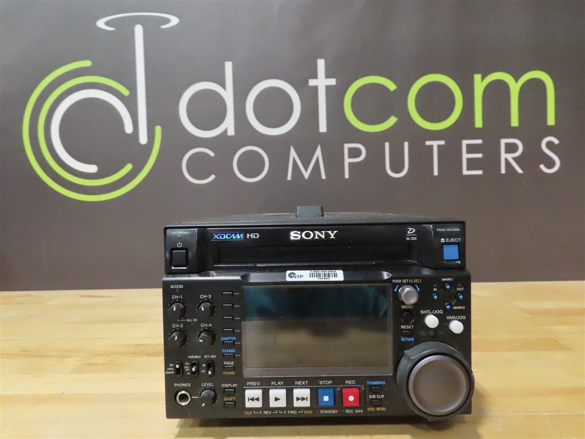 Sony PDW HD1500 XDCAM HD Laser 0 hours: 138 | eBay
