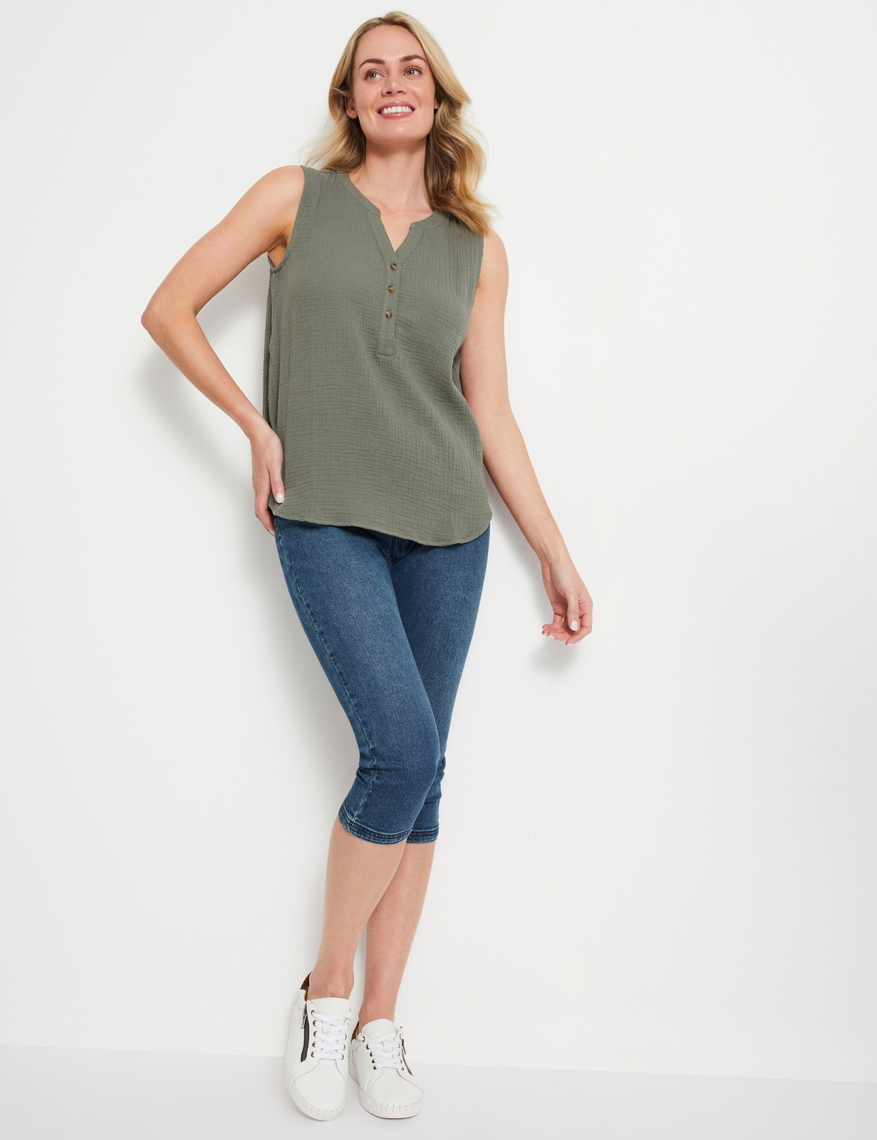 Rivers Sleeveless Cheesecloth Shirt Womens Clothing Tops Blouse eBay