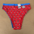 pack 2 Mickey Mouse  High Leg knickers panties size 12 BNWT