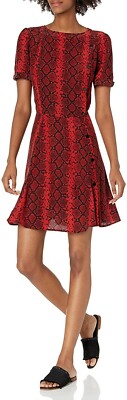 strapless open back dress Akira Cocky AF Rhinestone Snake Mini Dress