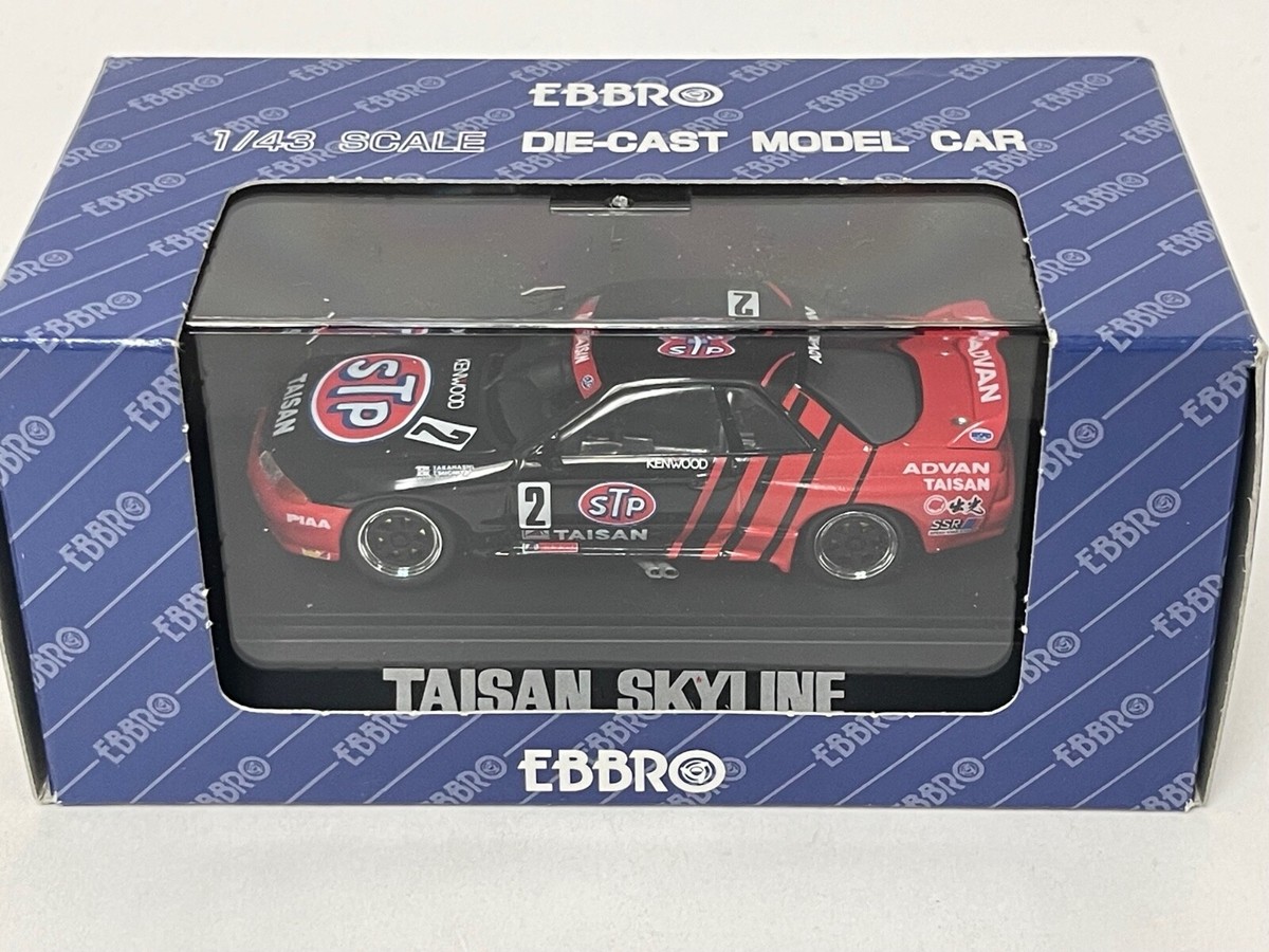 EBBRO Gr.A TAISANスカイライン GT-R 1/43 Ebbro P4 1:43 Nissan Skyline GT-R R34 JGTC 2003 Test Car #23