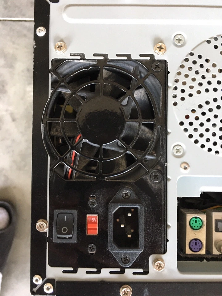 logisys power supply ps550a-bk dual fan - Image 4 of 4