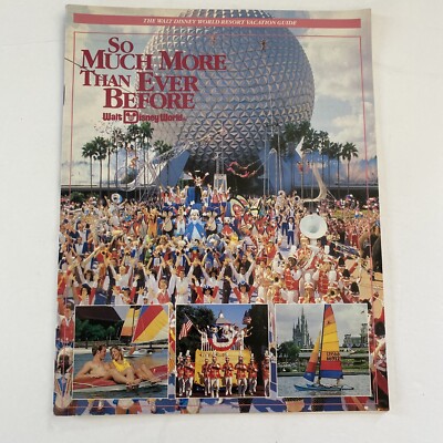 So Much More Than Ever Before Walt Disney 1988 Vacation Guide Magazine