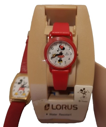 Lorus Mickey Mouse Unisex Watch 34mm Musical Leather V421  display picture 1