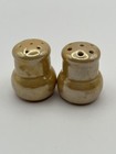 ViNTG Japanese Porcelain Salt/Pepper Shakers Shinzo Glaze Cork Bottomed — photo 1