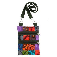 Bunte Damen Handtasche Schultertasche Hippie Umhänge Tasche Boho Goa Patchwork