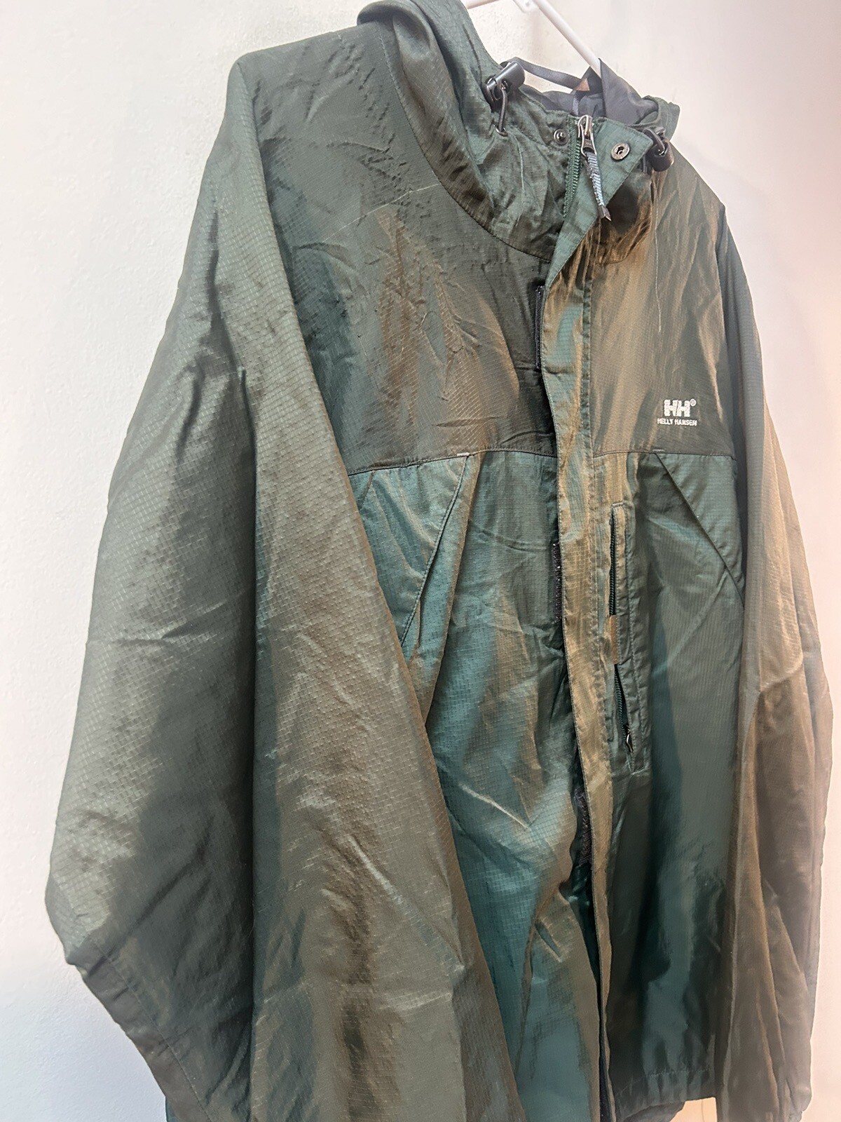 Men’s Helly Hansen Helly Tech Dark Green Packable… - image 2