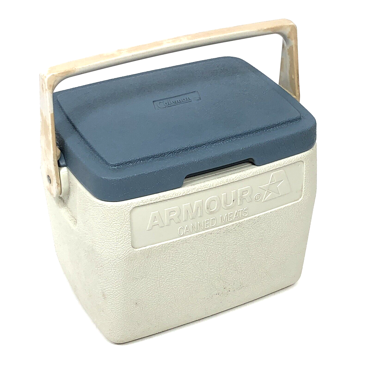 Vintage Colman Lunchbox Cooler 5272 Armour 6 Pack Beer Tail Gate