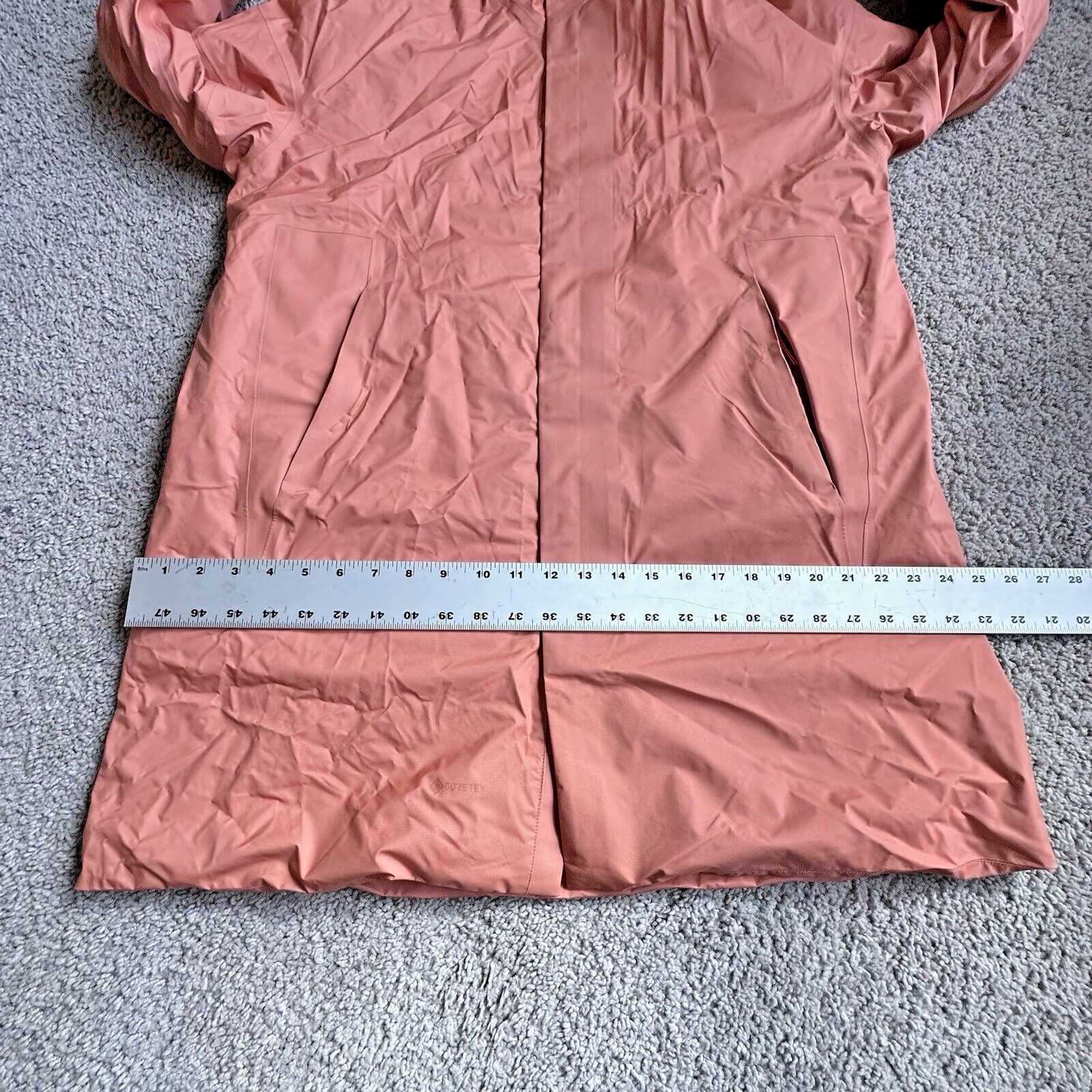 VIEV Gemma Gore Tex Coat Insulated Parka Coral Womens M Waterproof Sea Whip New