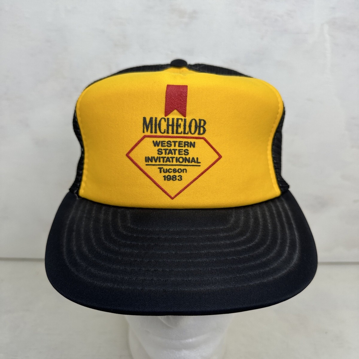 Vintage 80s Michelob Beer Golf Trucker Hat western states