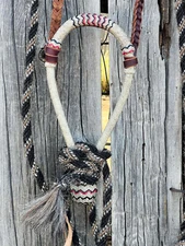 VERY NICE GUITRON Cowboy Ortega Style Handmade 8 X 16 Plait 5/8" RAWHIDE BOSAL