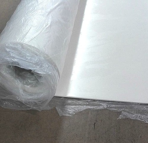 White Non-Toxic FDA Buna-Nitrile Rubber Sheet 1/16" Thk x 12" W x 48" L - Picture 2 of 6
