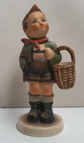 Goebel M J Hummel Village Boy Figure #51 3/0 Made in West Germany TMK5 c1972-79