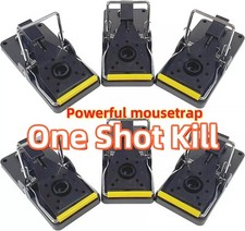 Mouse Trap for Mice Rapid Reusable Humane Kill Traps Easy Set Bait Mouse Killer