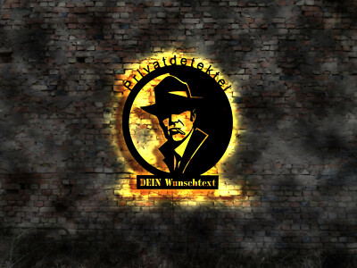 LED Detective Private Detective Private Detective Agency Sign Book Obersation Equipment 