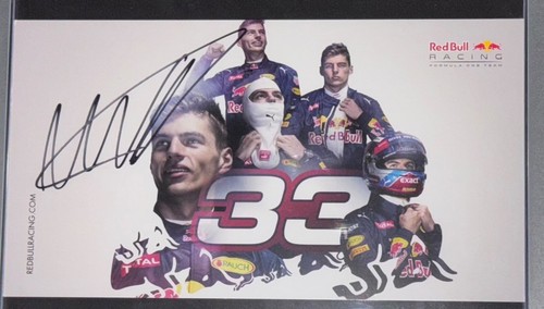 Max Verstappen #33 "2016 F1 Grand Prix" Signed Photo Auto Driver Rookie Card PSA - Picture 10 of 11