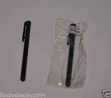 Universal Touch Screen Stylus for iPhone/ iPad/ Xoom Pack of 2 BLACK NEW