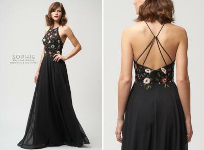 sophie formal open back dress