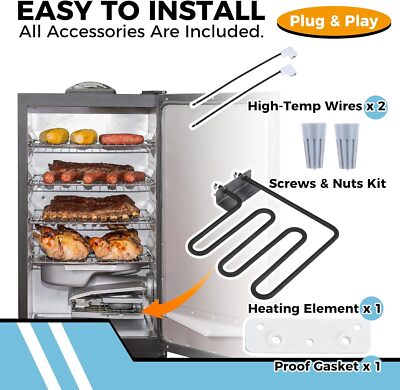 30 Inch Masterbuilt 20070312 Electric Smoker 9907120011 Element