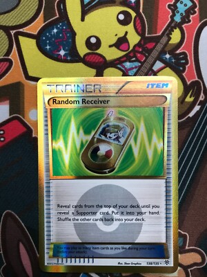 Random Receiver 138/135 Plasma-Storm englisch Pokemon Karten NM-EX