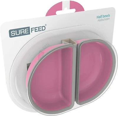 Sureflap Surefeed Halbnapf 2er Pack rosa - für Futterautomaten Sure Pet Care