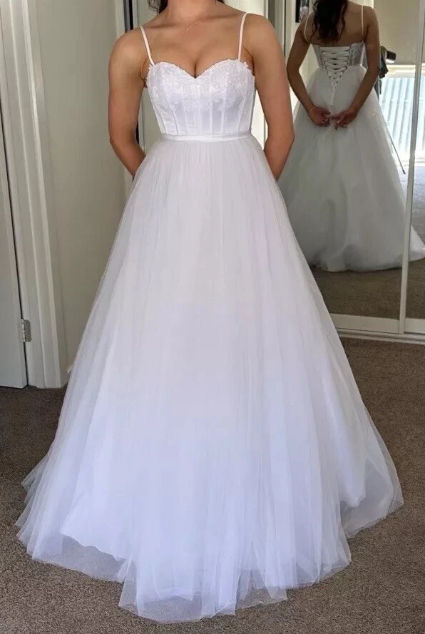 white christmas dresses KUSAI Halter Neck Satin A Line Bridal & Wedding Debutante Dress main image 0