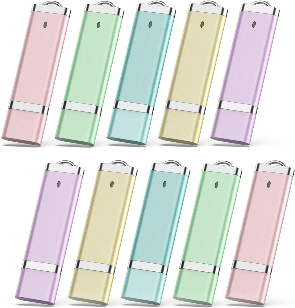 10 Pack 64GB Flash Drive USB Drive Thumb Drive 64 GB USB Flash Drive Jump Drive