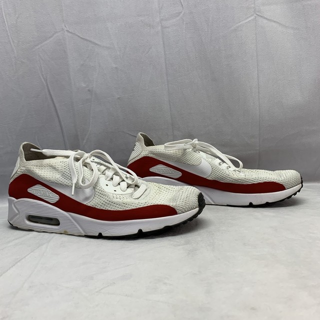 nike air max 90 ultra 2.0 flyknit white and red