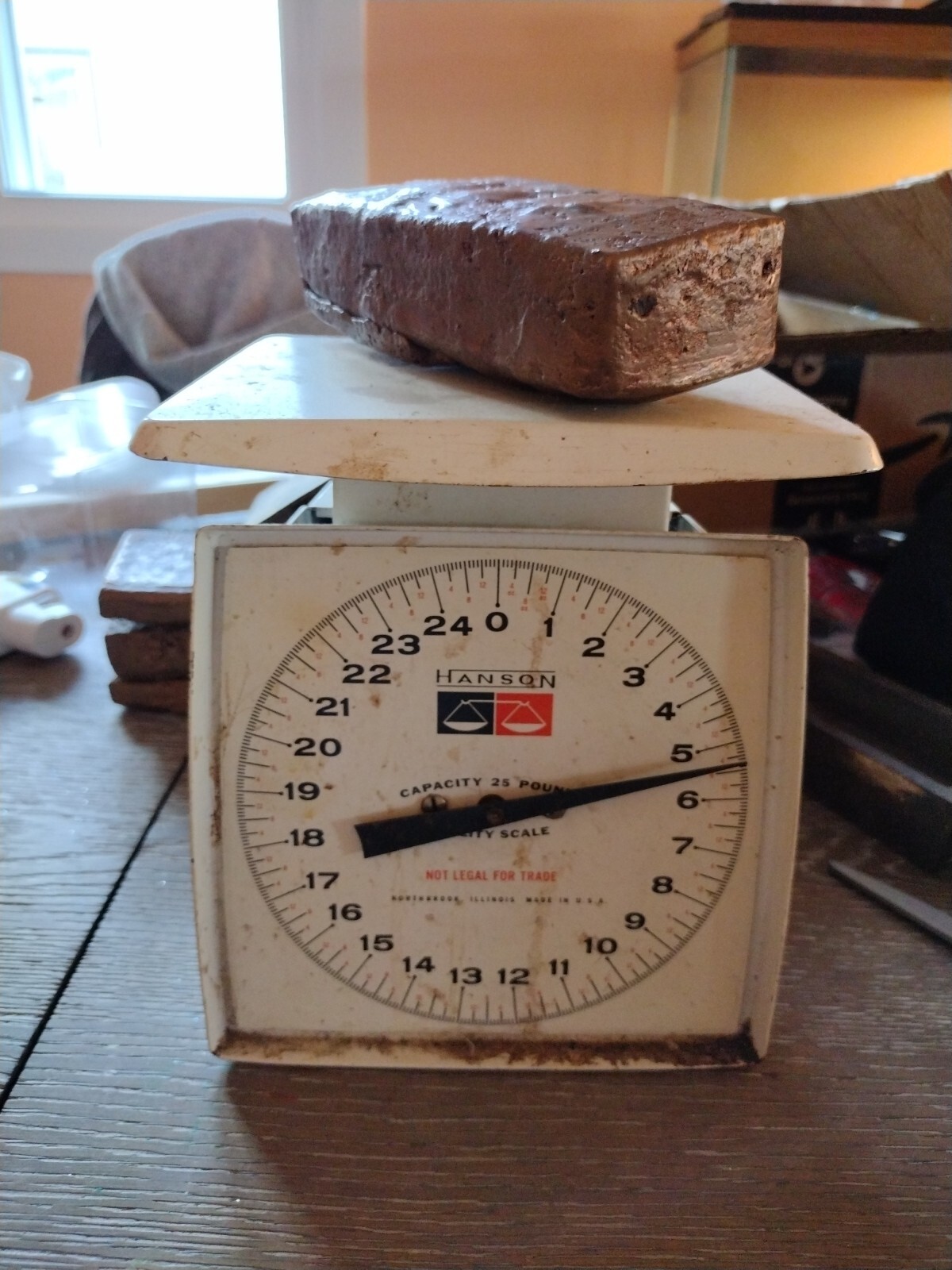 5 Pound Copper Bar Hand Poured eBay