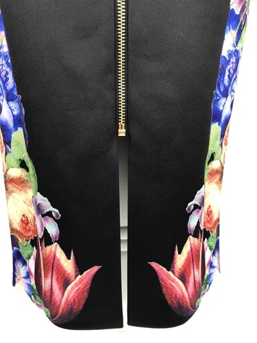 TED BAKER Wandteppich Blumenmuster Schnalle Riemen Midi Kleid Größe 2 UK10 EUR36 US6 UVP £149 - Bild 14 von 17
