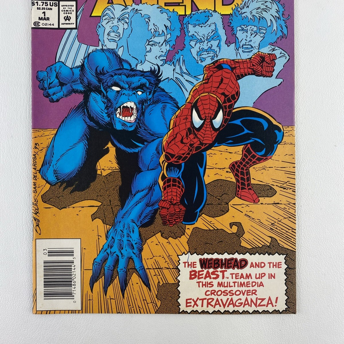 Spider-Man The Mutant Agenda 1 Marvel Comics 1994 Beast X-Men