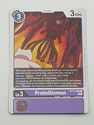 Digimon TCG Einzelkarte ProtoGizmon NM