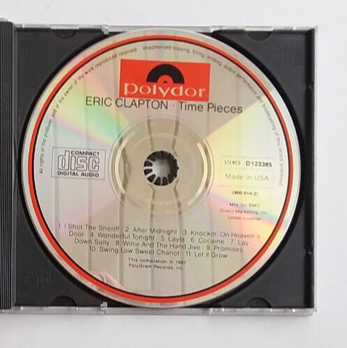 ERIC CLAPTON - Timepieces The Best Of - CD 1982 Compact Disc / Digital Audio - Imagen 3 de 5
